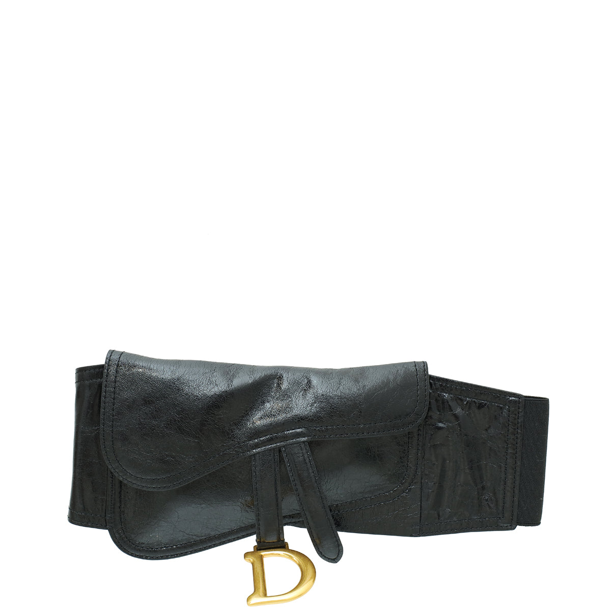 Christian Dior Black Saddle Belt Bag-Christian Dior-THE CLOSET