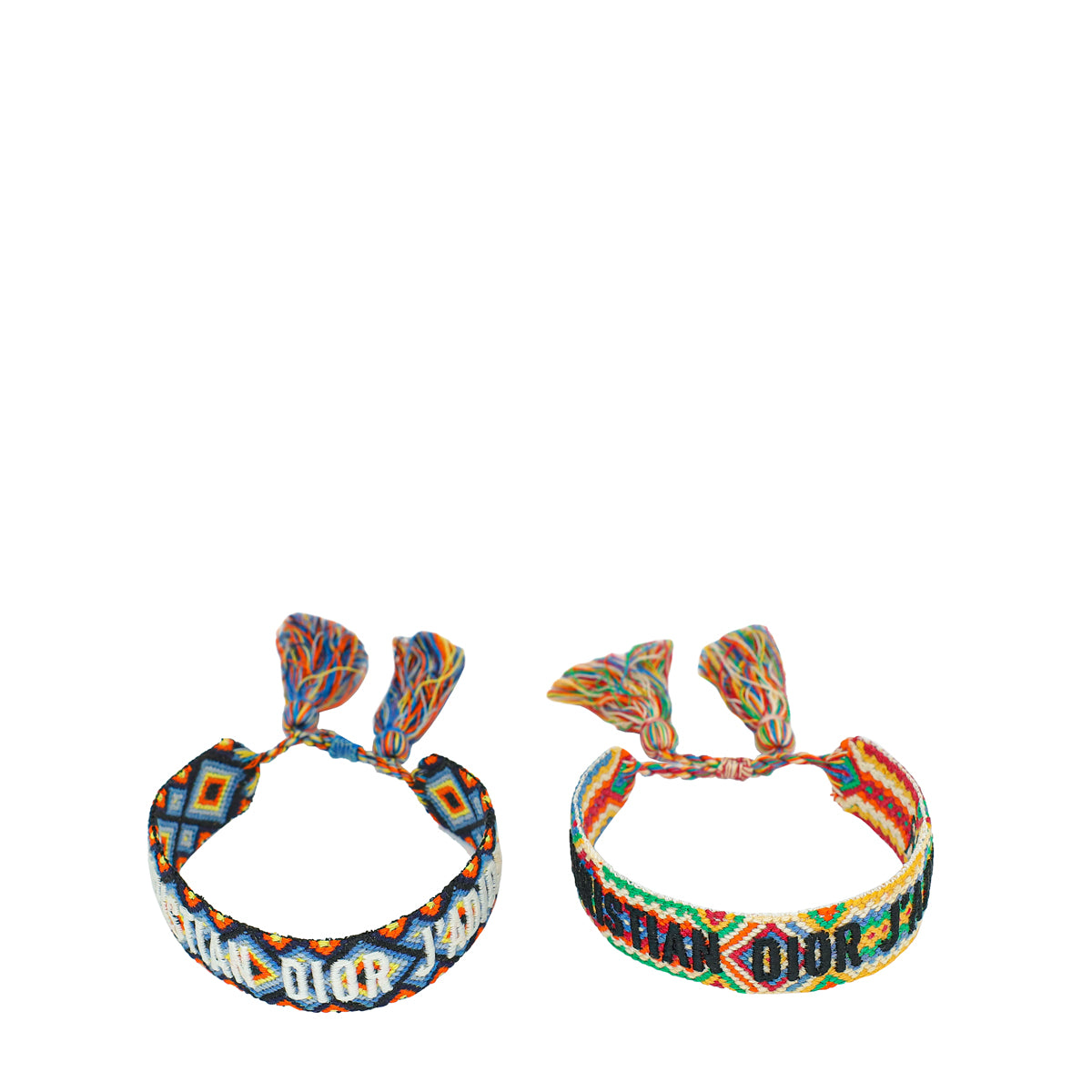 Christian Dior Multicolor J'Adior Cotton Bracelet Set-Christian Dior-THE CLOSET