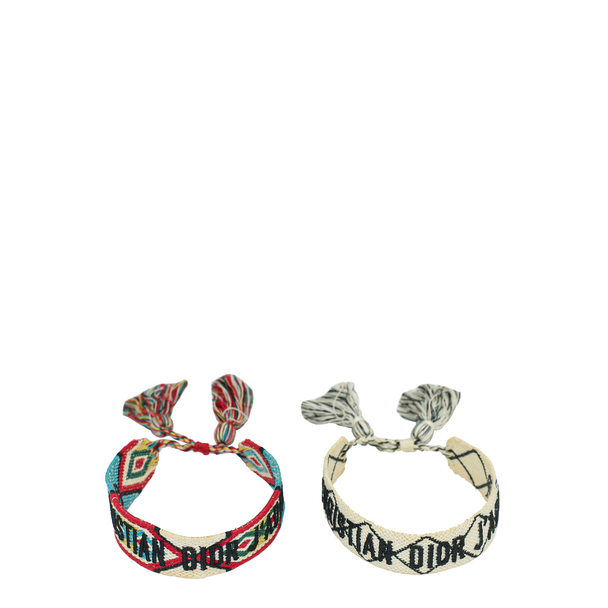 Christian Dior Multicolor J'Adior Cotton Bracelet Set-Christian Dior-THE CLOSET