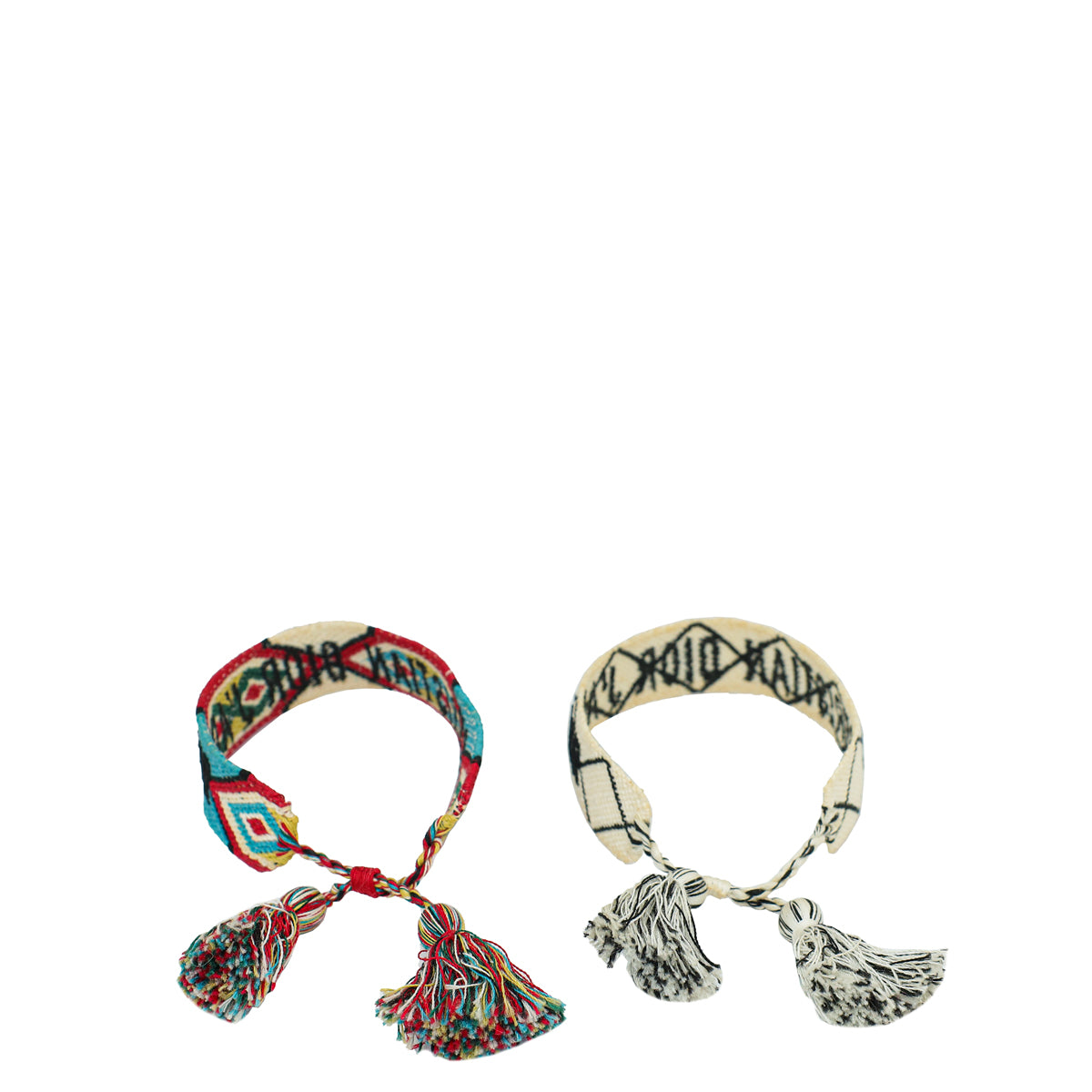 Christian Dior Multicolor J'Adior Cotton Bracelet Set-Christian Dior-THE CLOSET