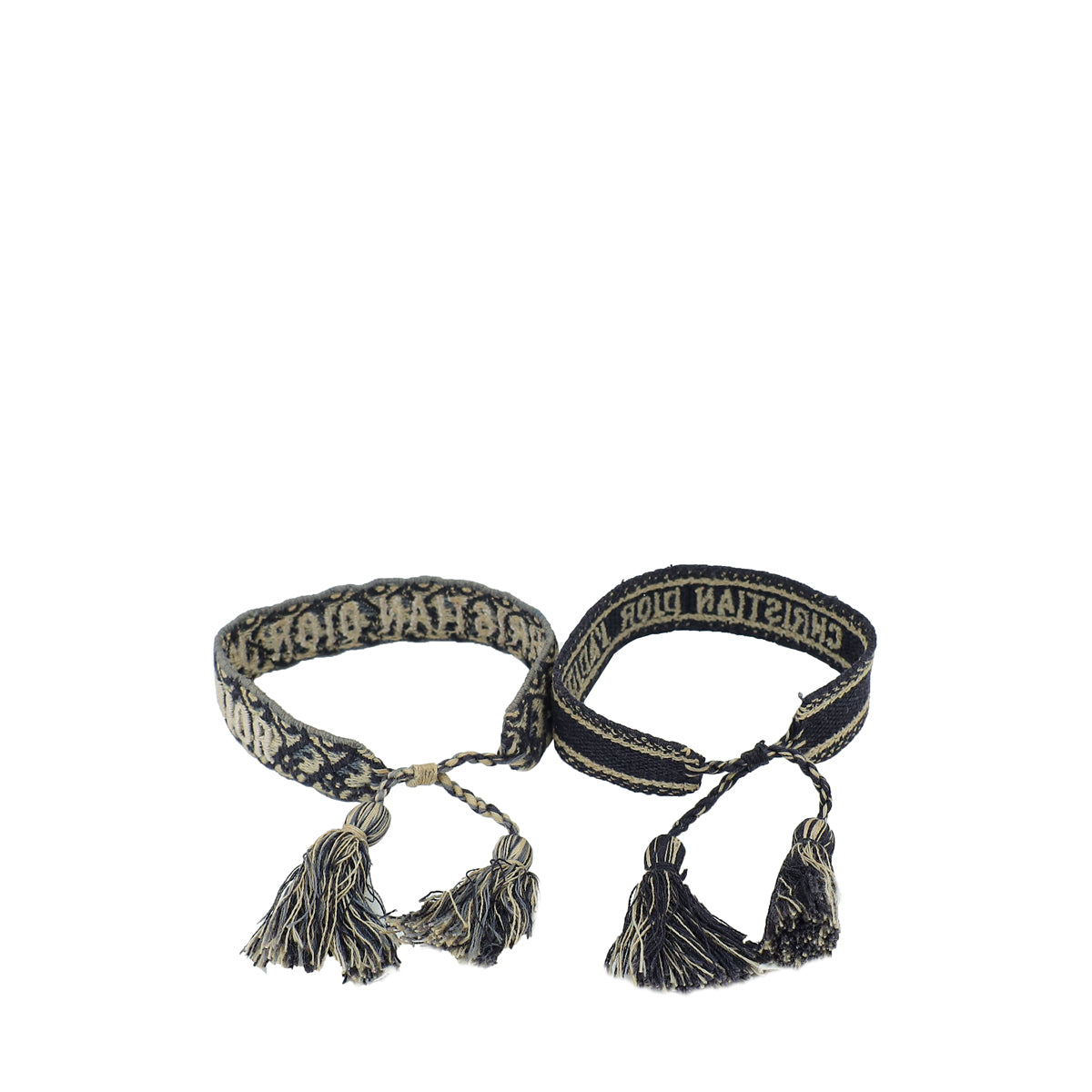 Christian Dior Navy Blue J'adior Oblique Bracelet Set-Christian Dior-THE CLOSET