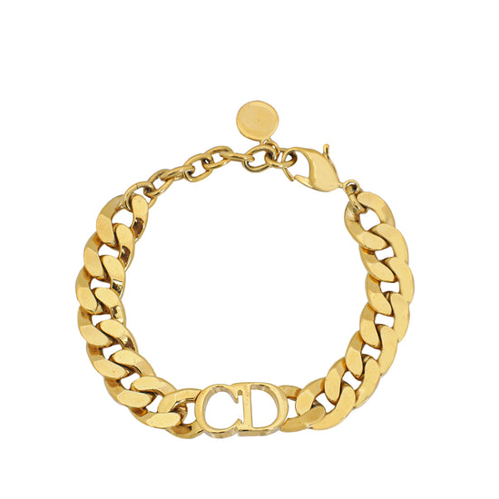 Christian Dior Gold 30 Montaigne Bracelet