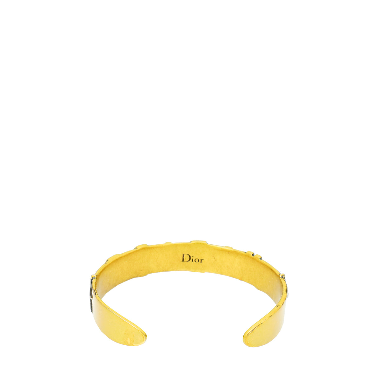 Christian Dior Vintage Gold Finish J'Adior Cuff Bracelet-Christian Dior-THE CLOSET