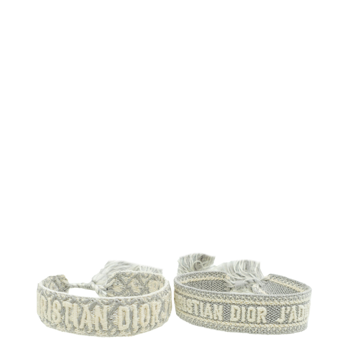 Christian Dior Bicolor J'adior Embroidered Bracelet Set-Christian Dior-THE CLOSET