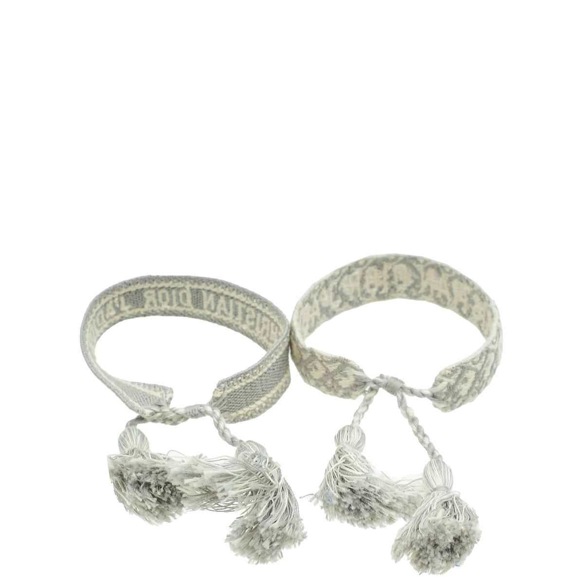 Christian Dior Bicolor J'adior Embroidered Bracelet Set-Christian Dior-THE CLOSET