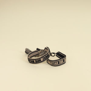 Christian Dior Bicolor J'adior Cotton Bracelet Set