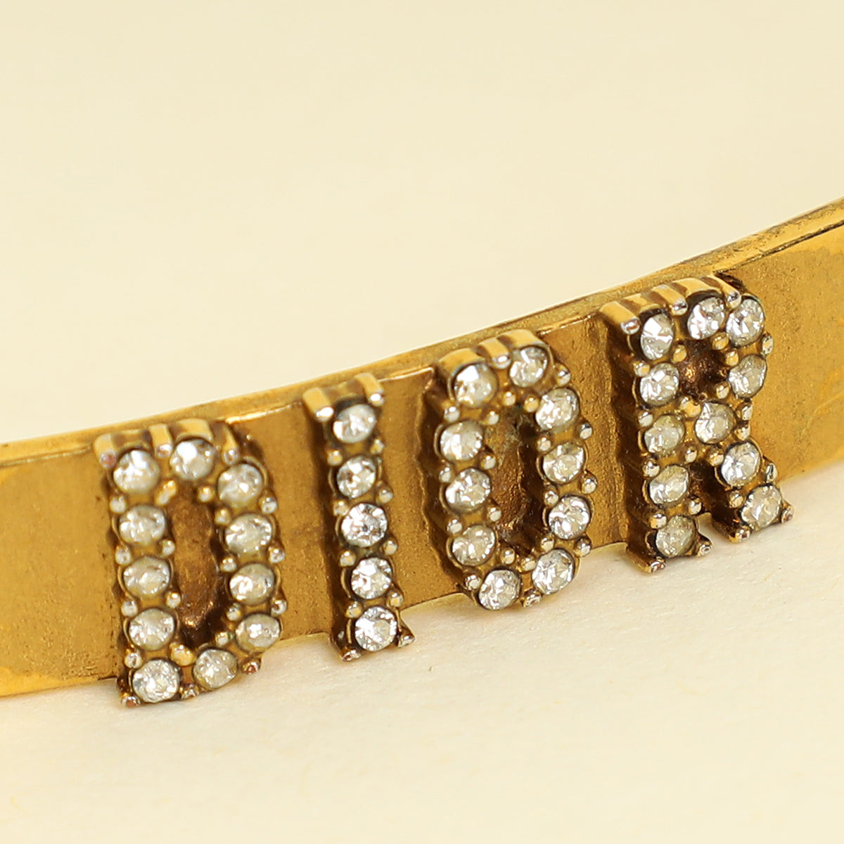 Christian Dior Gold Dio(r) Evolution Bracelet Set of 3