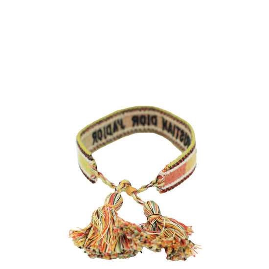 Load image into Gallery viewer, Christian Dior Multicolor J&amp;#39;Adior Cotton Bracelet
