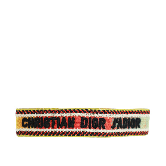Christian Dior Multicolor J'Adior Cotton Bracelet