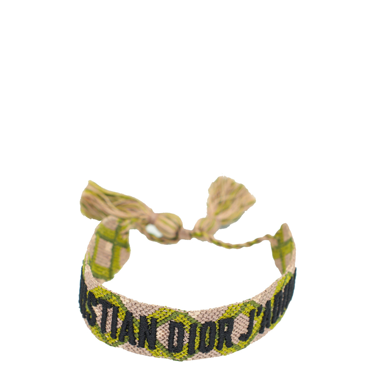Christian Bicolor J'Adior Cotton Bracelet-Christian Dior-THE CLOSET