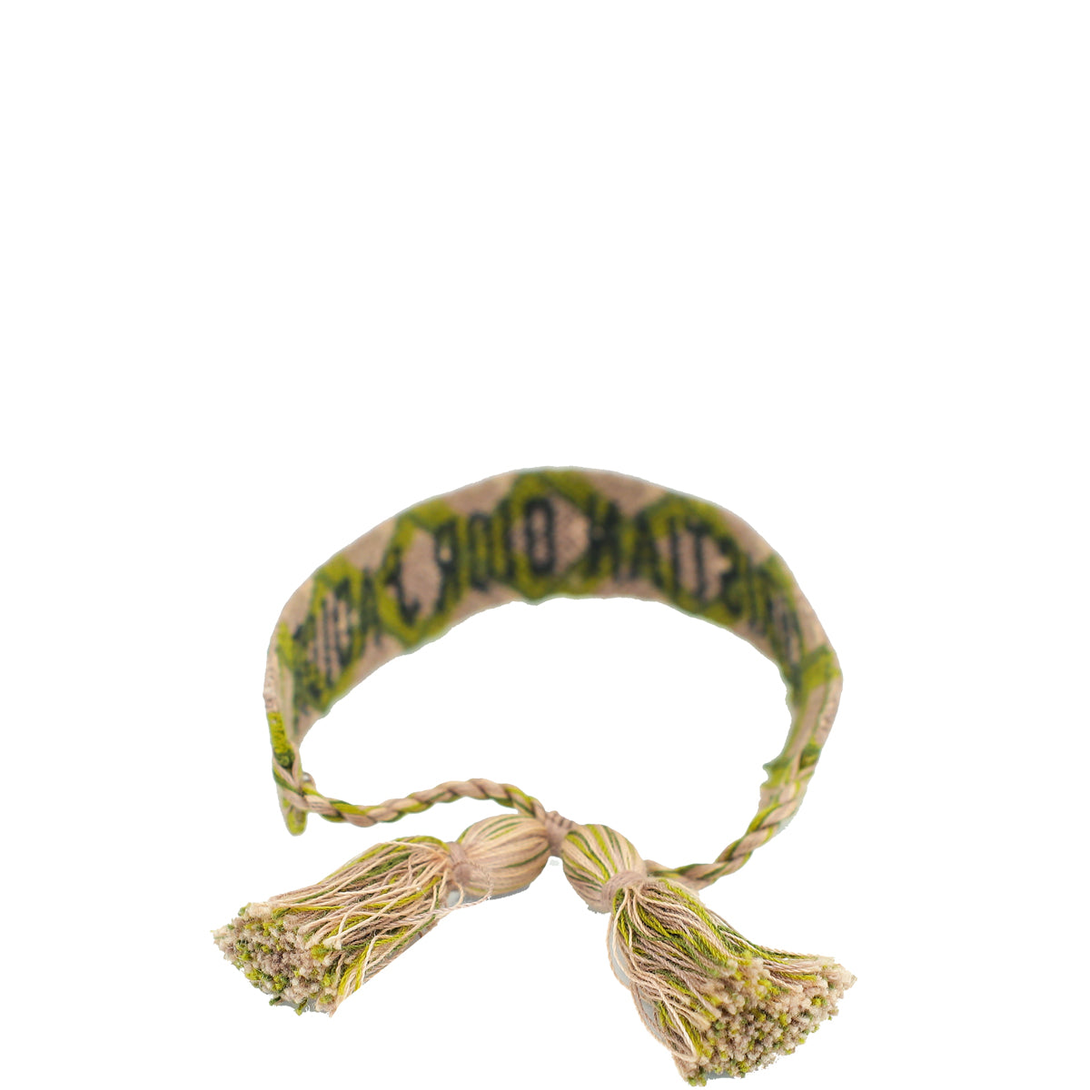 Christian Bicolor J'Adior Cotton Bracelet-Christian Dior-THE CLOSET