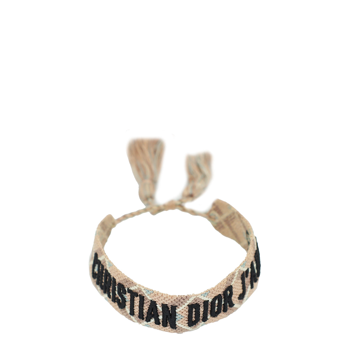 Christian Dior Bicolor J'Adior Cotton Bracelet-Christian Dior-THE CLOSET