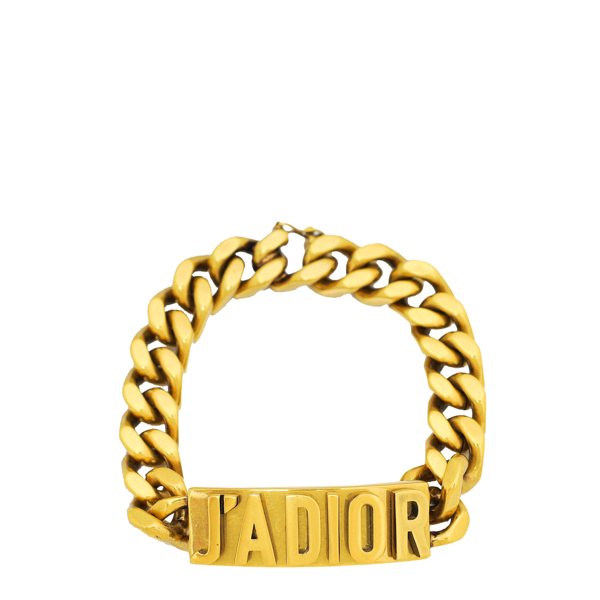 Christian Dior Vintage Gold Metal J'Adior Chain Bracelet-Christian Dior-THE CLOSET