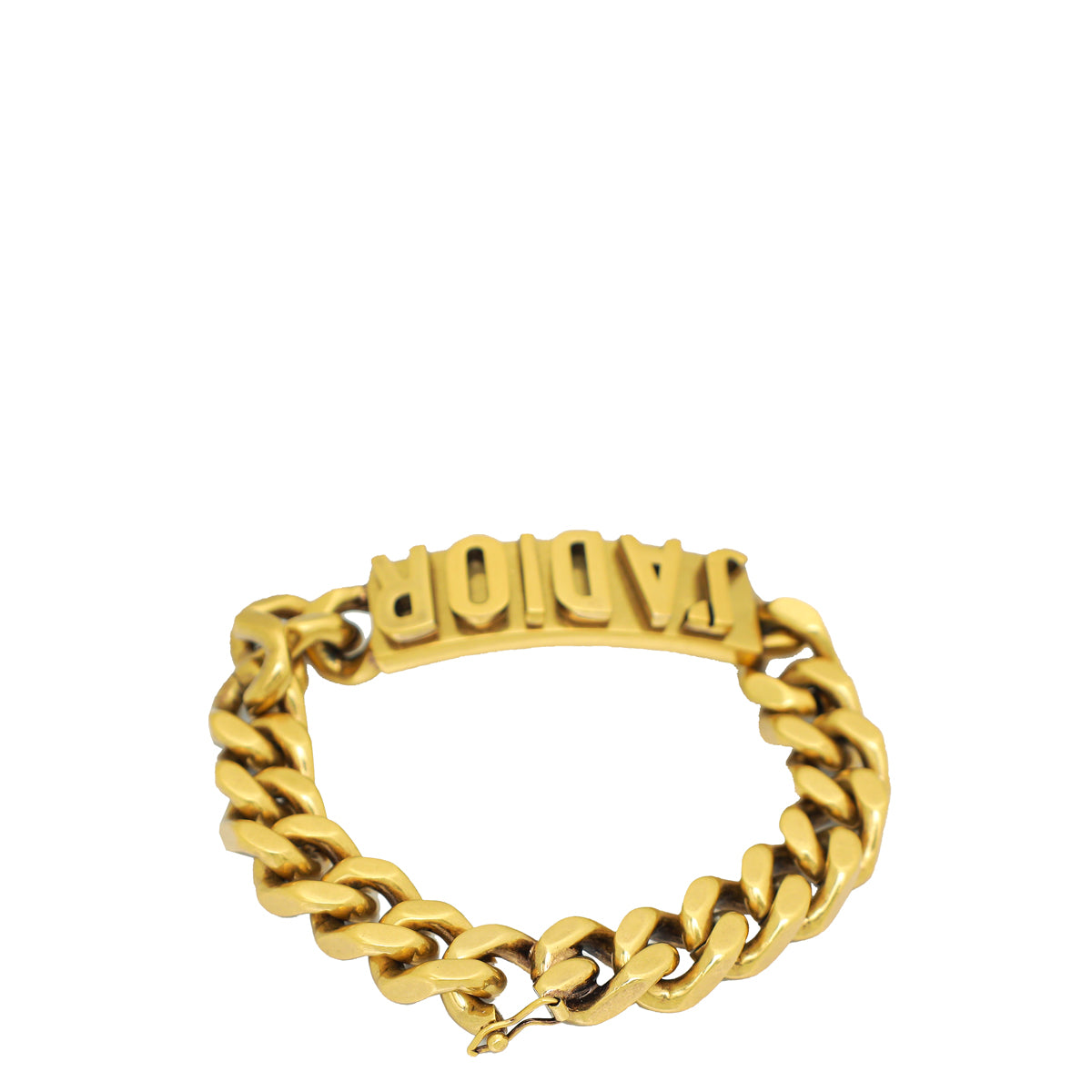 Christian Dior Vintage Gold Metal J'Adior Chain Bracelet-Christian Dior-THE CLOSET