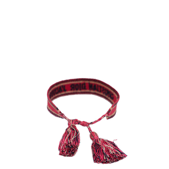 Christian Dior Pink J'Adior Cotton Bracelet