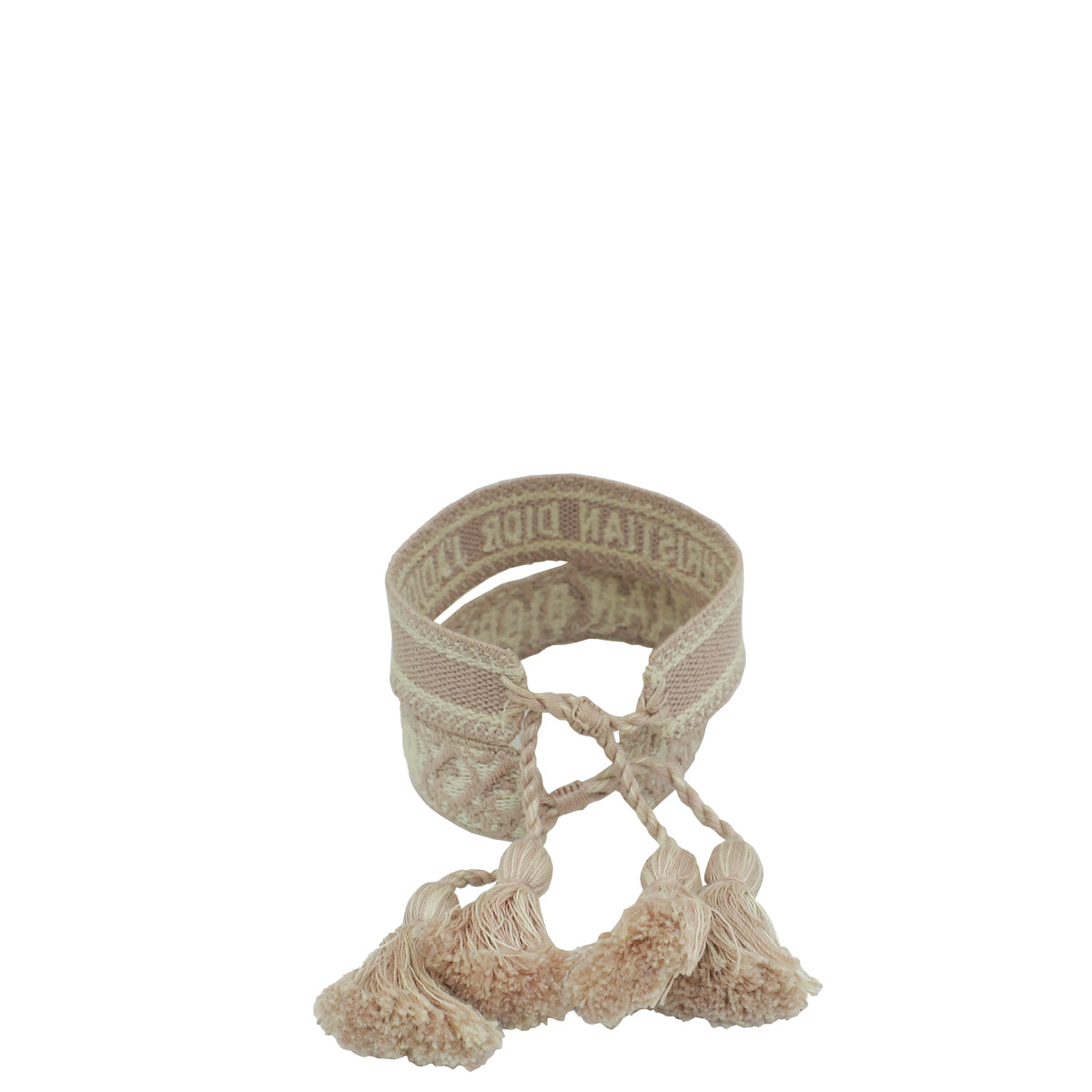 Christian Dior Pale Pink J'adior Embroidered Bracelet Set-Christian Dior-THE CLOSET