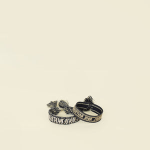 Christian Dior Bicolor J'Adior Friendship Bracelet Set of 2