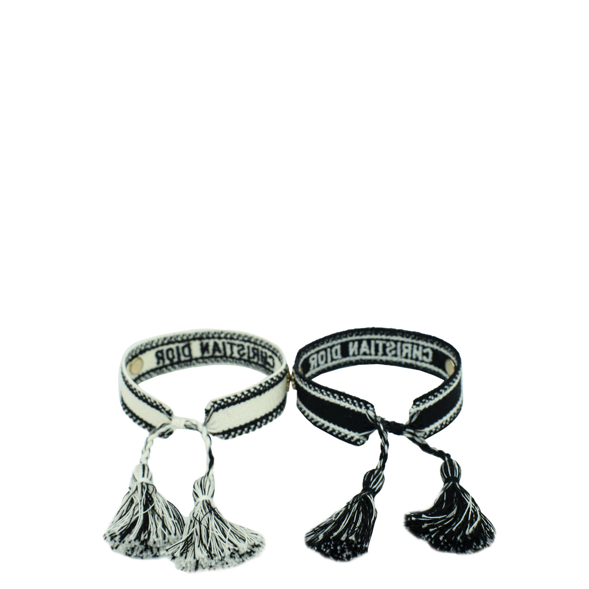 Christian Dior Bicolor J'adior Embroidered Sun Details Bracelet Set-Christian Dior-THE CLOSET