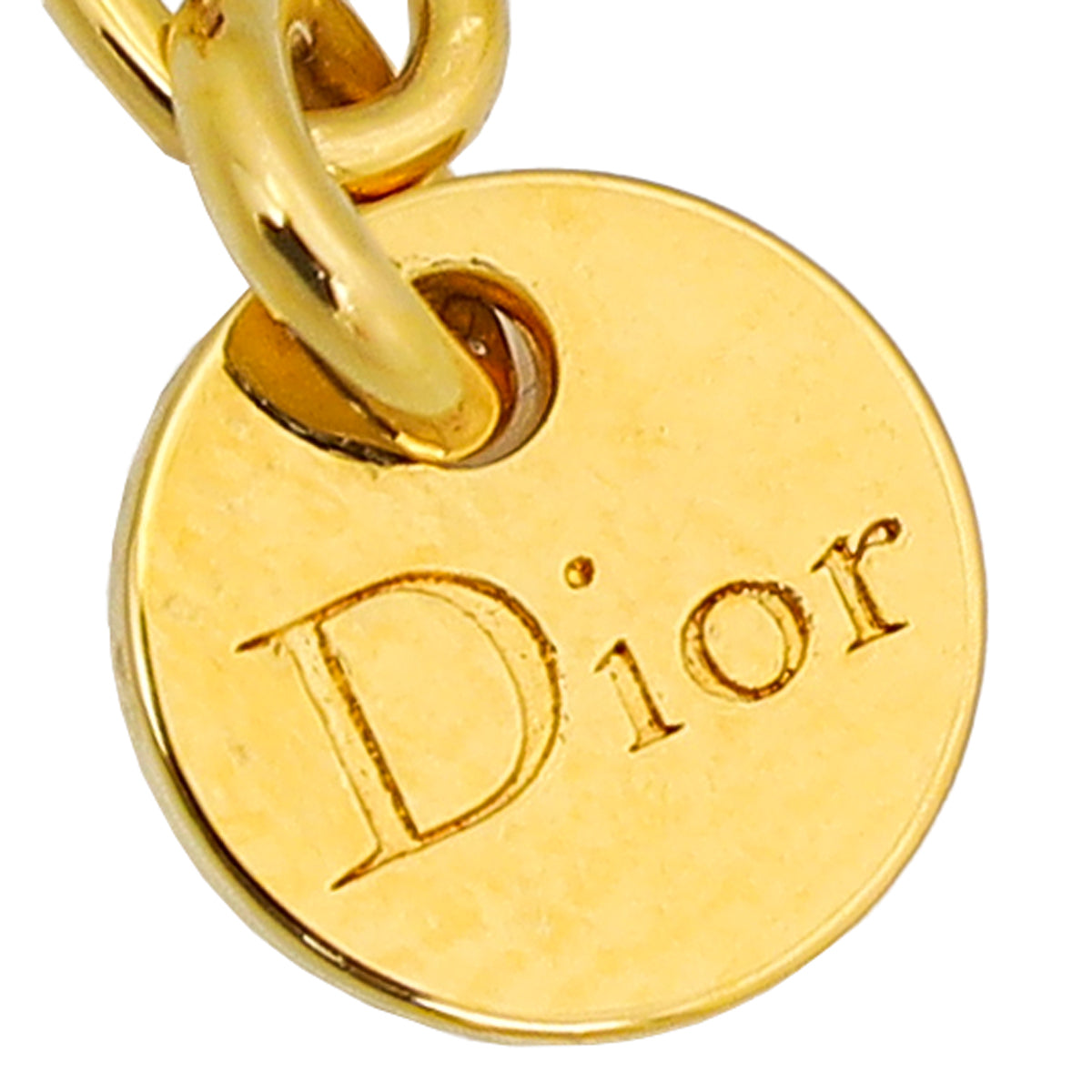 Christian Dior Red CD Braided Bracelet