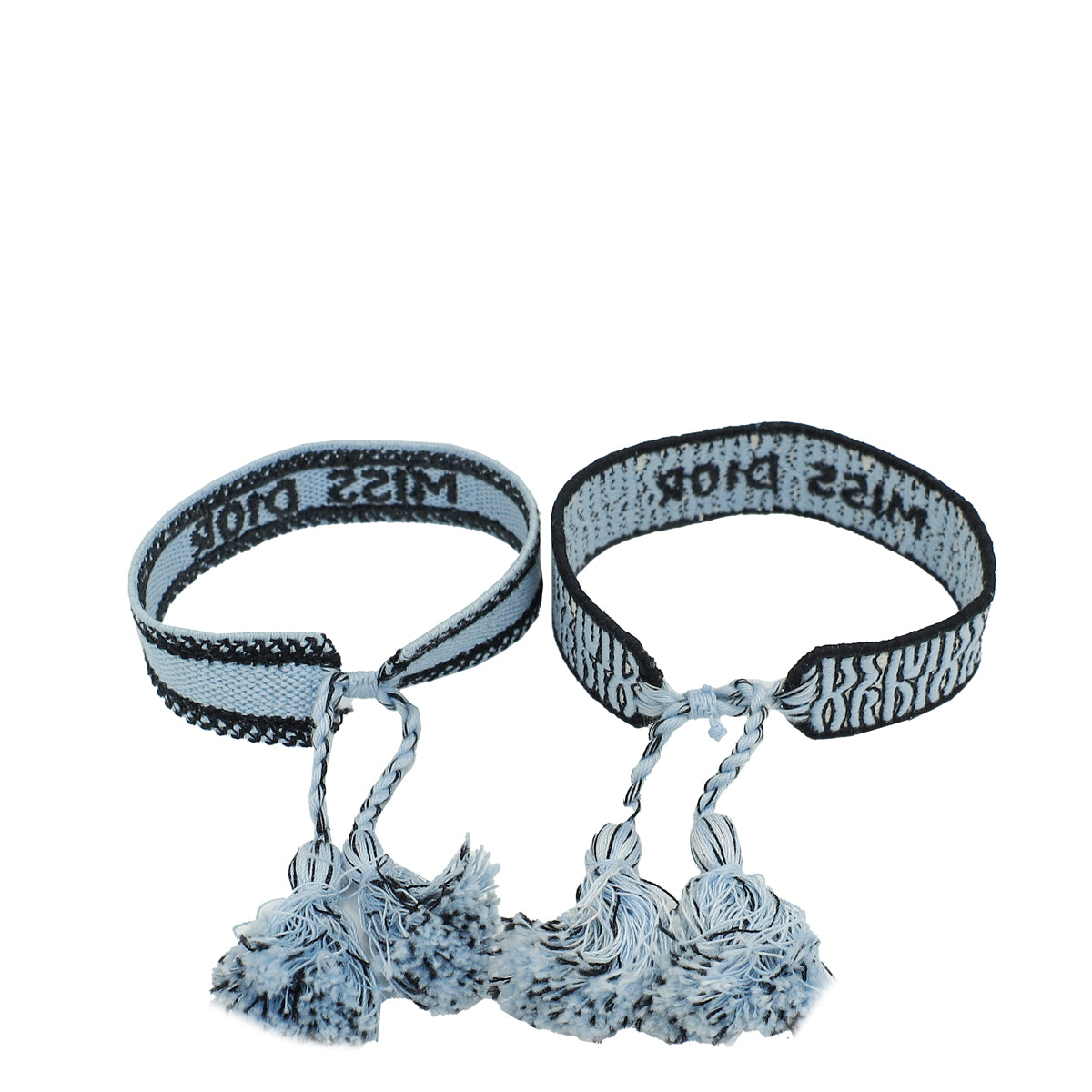 Christian Dior Bicolor Miss Dior Cotton Set Bracelet-Christian Dior-THE CLOSET