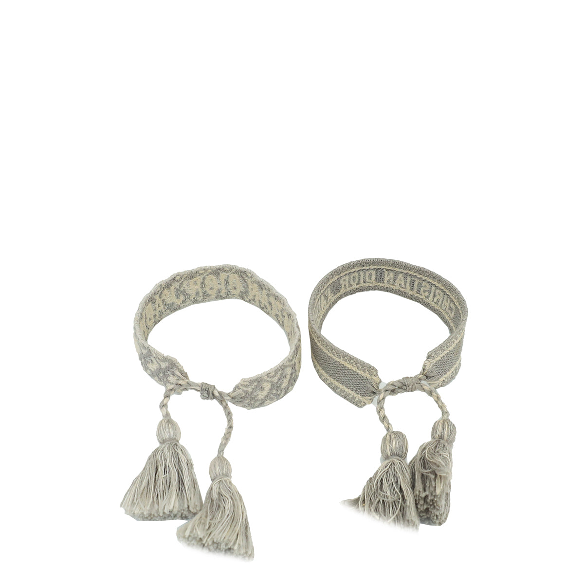Christian Dior Bicolor J'Adior Cotton Bracelet Set of 2-Christian Dior-THE CLOSET