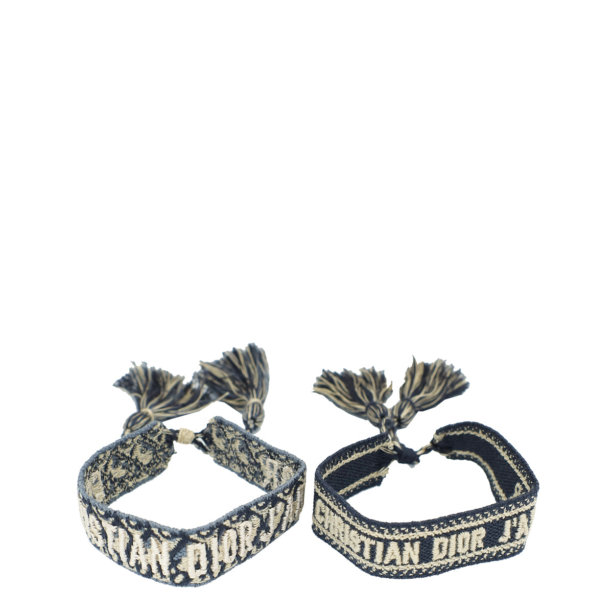Christian Dior Navy Blue Oblique J'adior Bracelet Set-Christian Dior-THE CLOSET