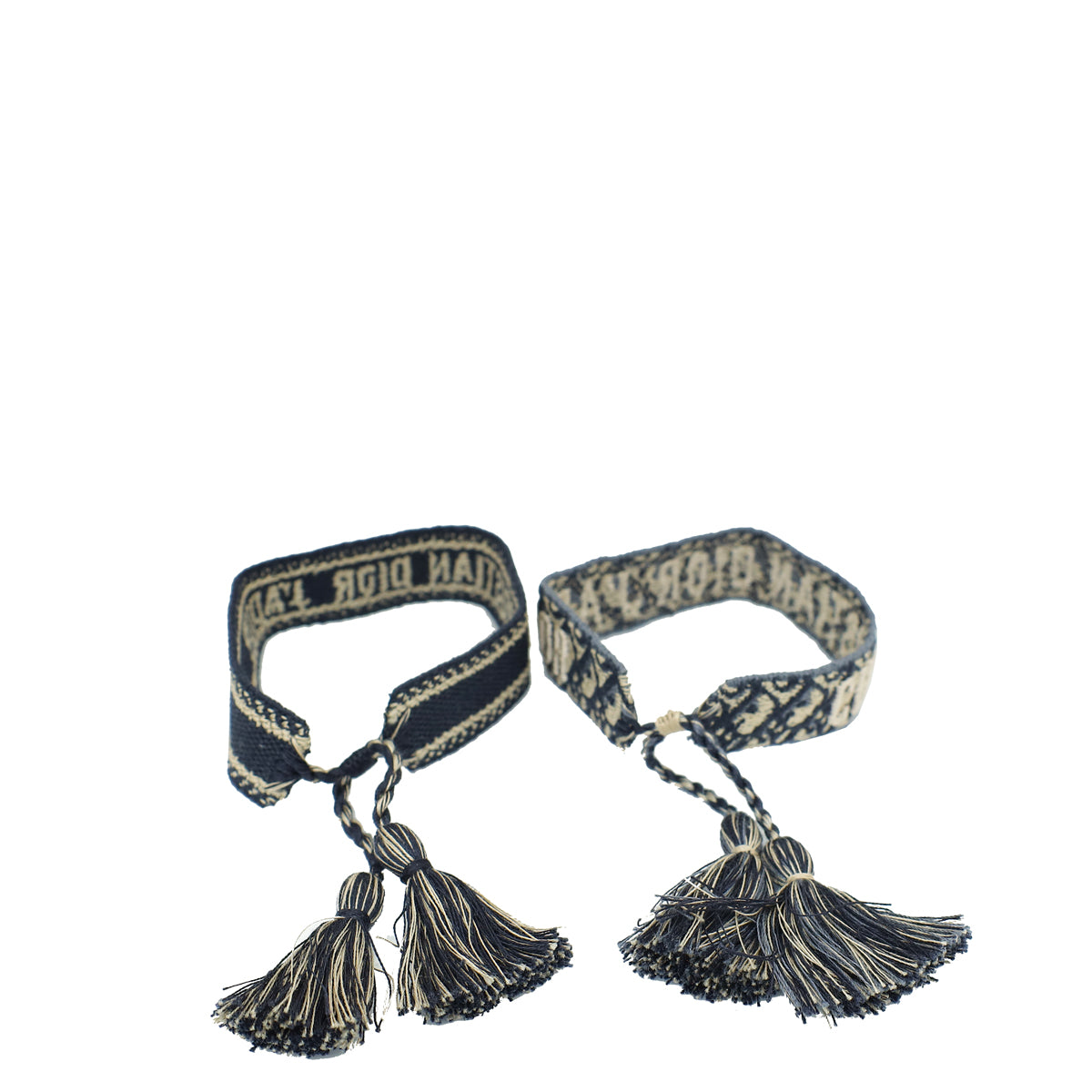 Christian Dior Navy Blue Oblique J'adior Bracelet Set-Christian Dior-THE CLOSET