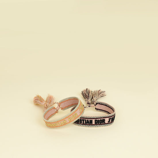 Christian Dior Multicolor J'Adior Friendship Bracelet Set