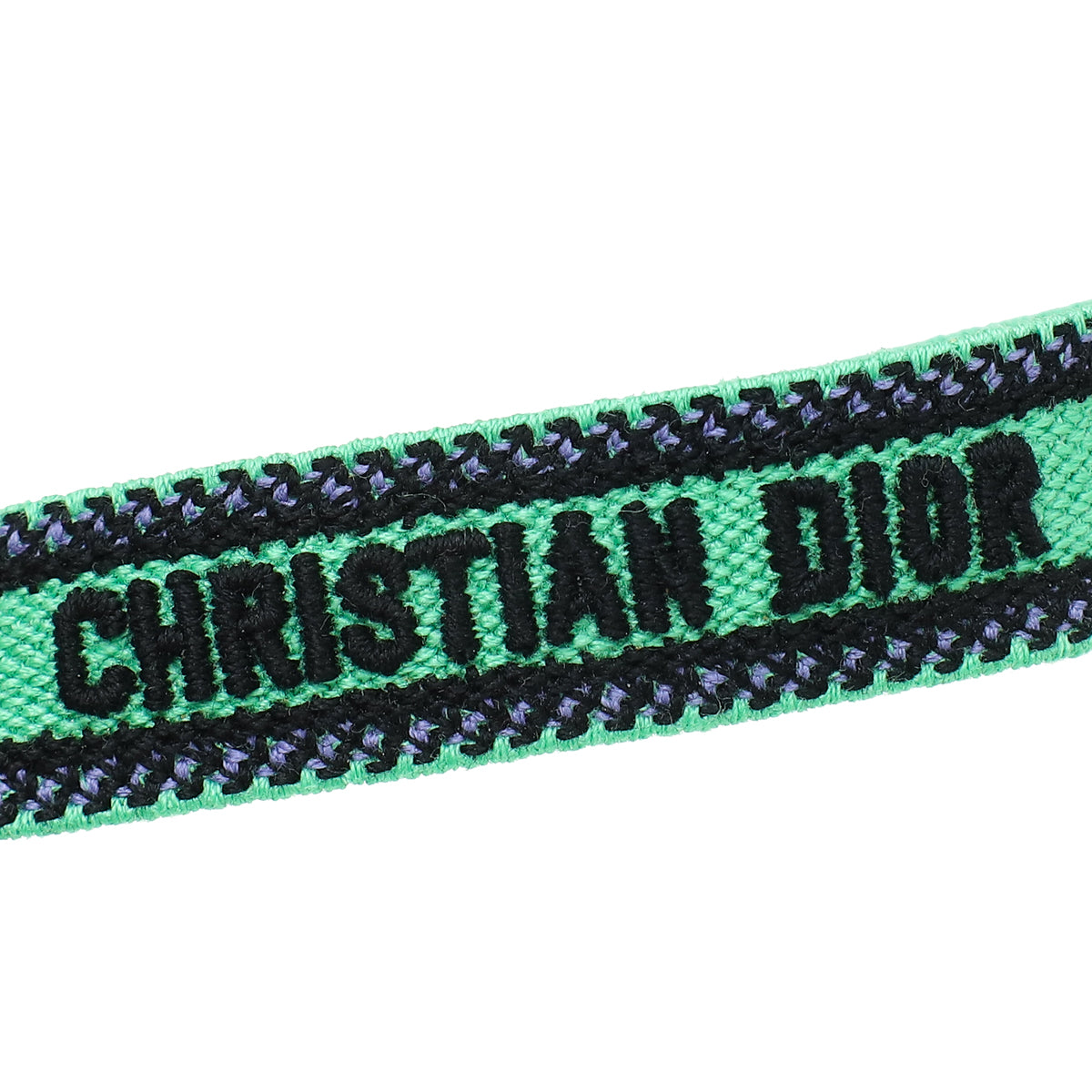 Christian Dior Bicolor J'adior Embroidered Bracelet Set