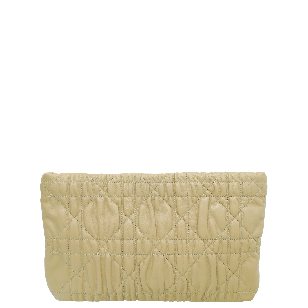 Christian Dior Cannage Rose Zip Pouch-Christian Dior-THE CLOSET