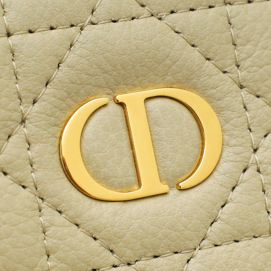 Christian Dior Beige Cannage Caro Multifunctional Pouch