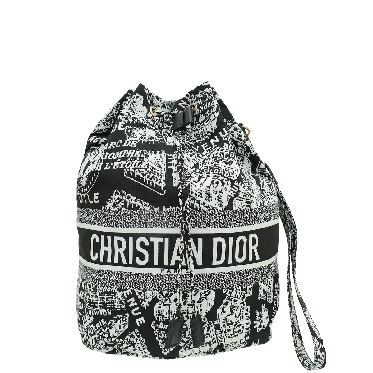 Christian Dior Bicolor Plan De Paris Motif DiorTravel Pouch-Christian Dior-THE CLOSET