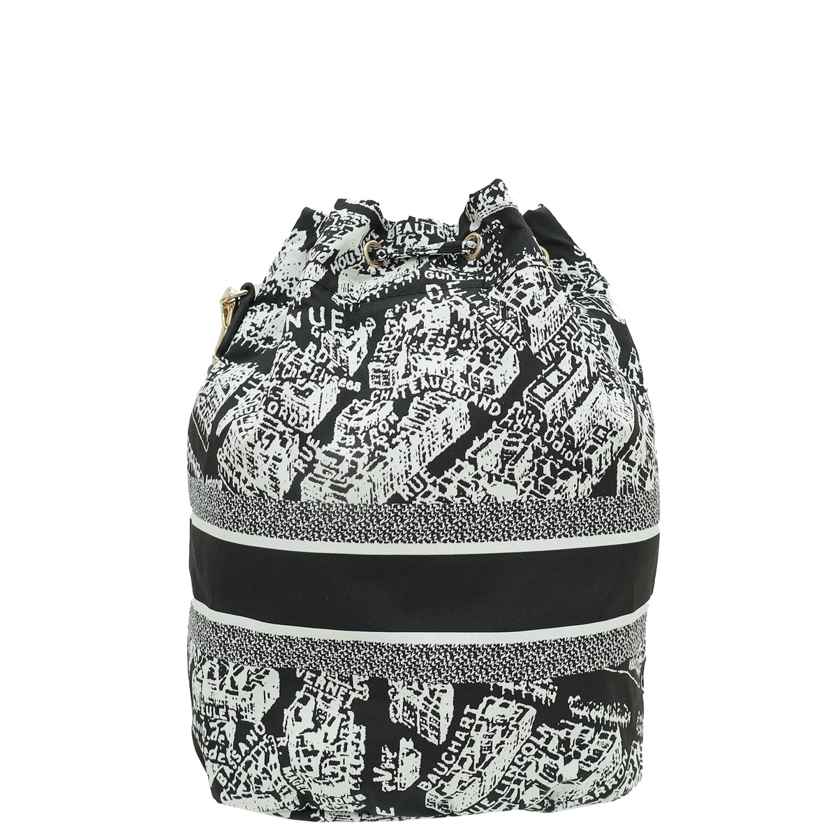 Christian Dior Bicolor Plan De Paris Motif DiorTravel Pouch-Christian Dior-THE CLOSET