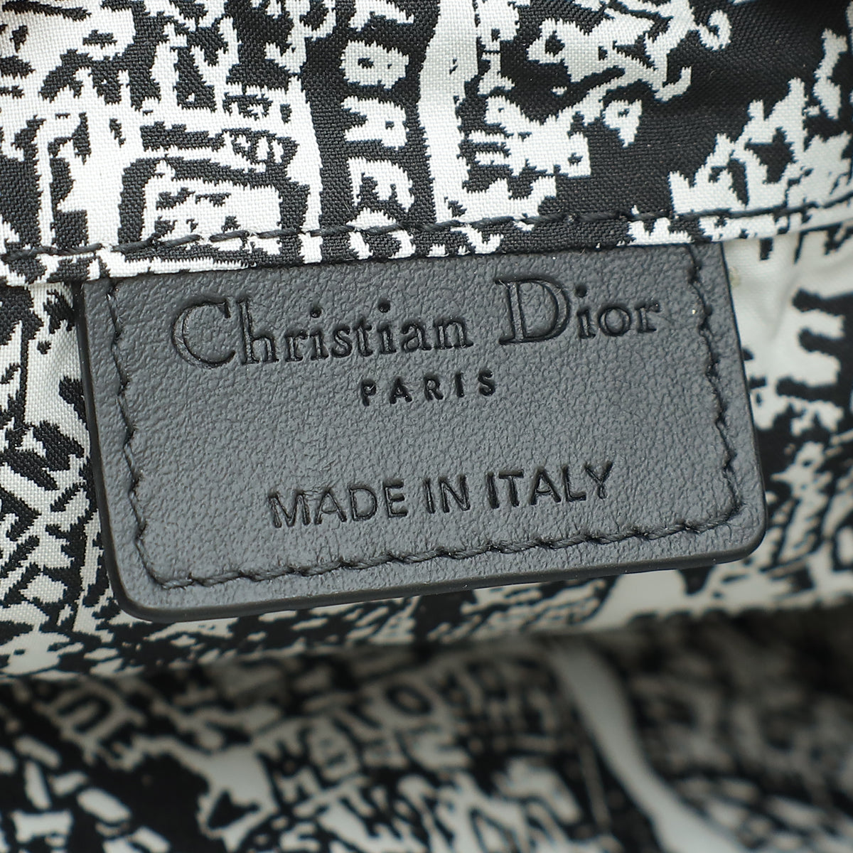 Christian Dior Bicolor Plan De Paris Motif DiorTravel Pouch