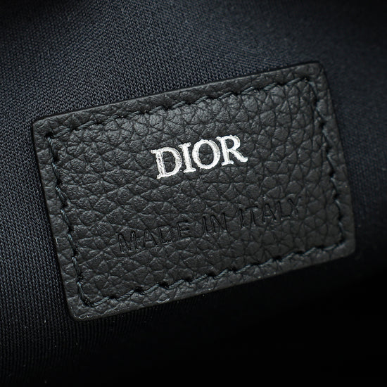 Christian Dior Navy Blue Oblique Laptop Case