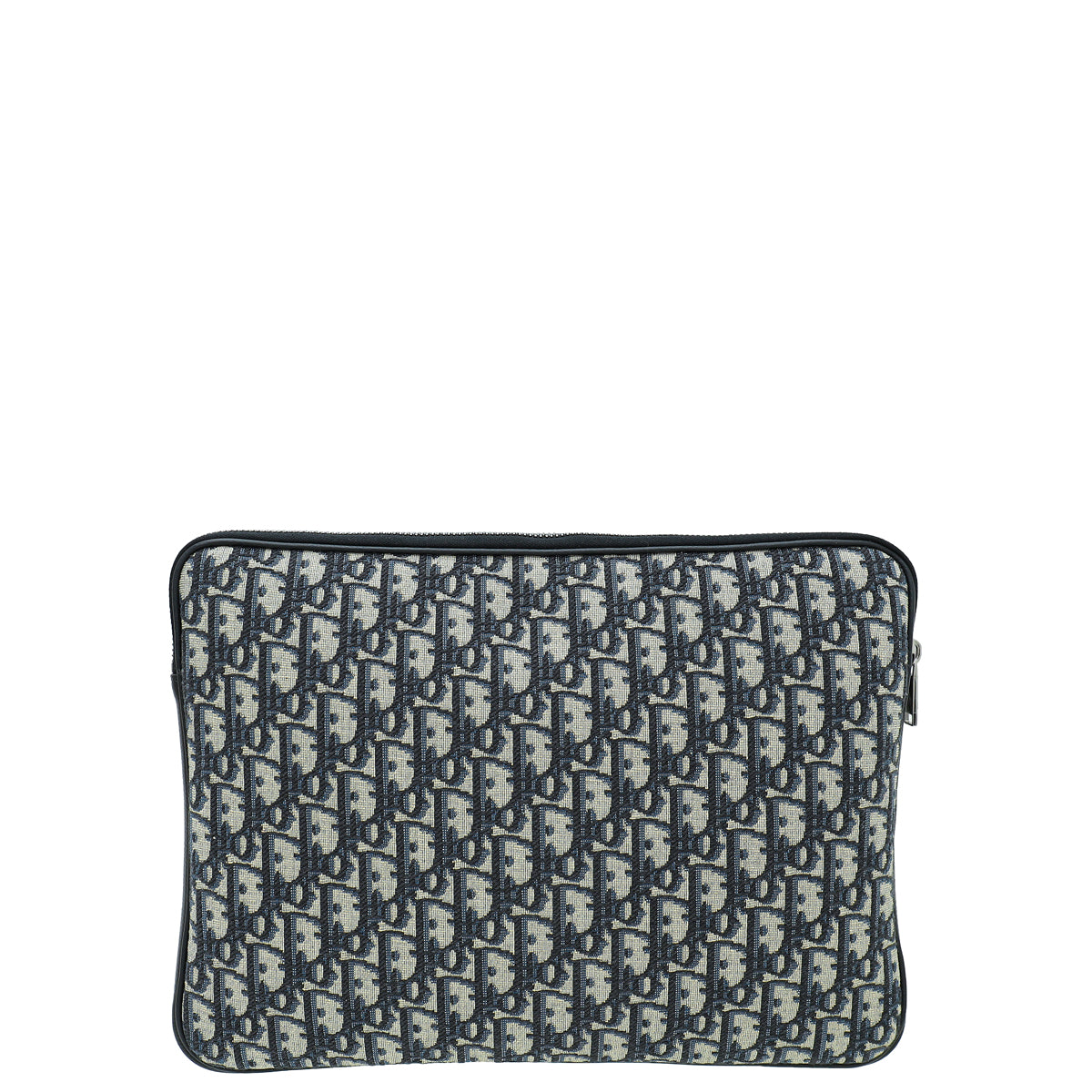 Christian Dior Navy Blue Oblique Laptop Case-Christian Dior-THE CLOSET