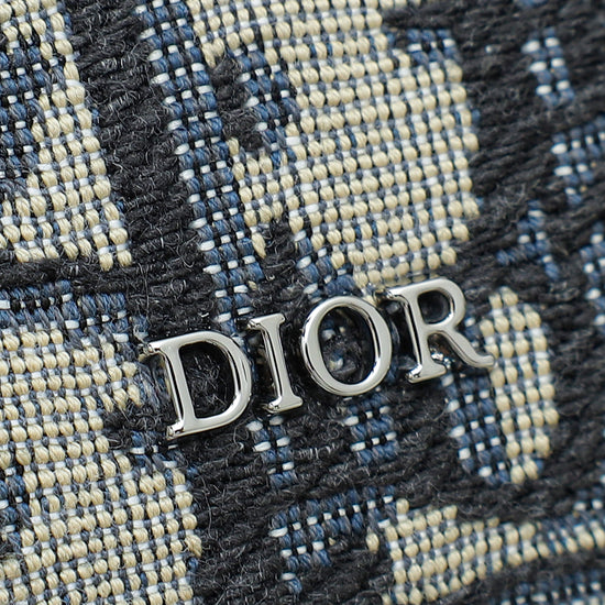 Christian Dior Navy Blue Oblique Laptop Case