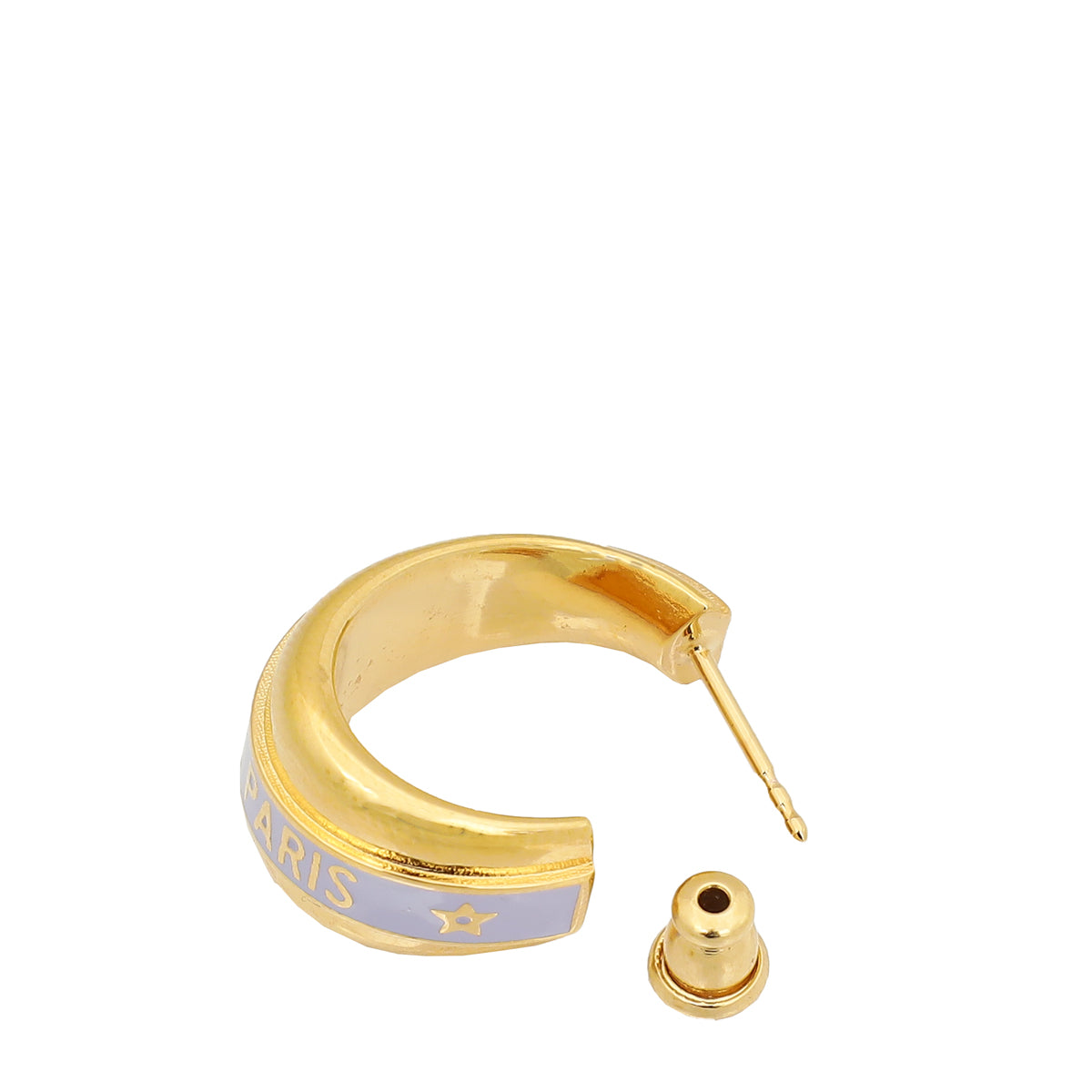 Christian Dior Gold Code Earring