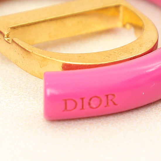 Christian Dior Gold 30 Montaigne Hoop Earrings-Christian Dior-THE CLOSET