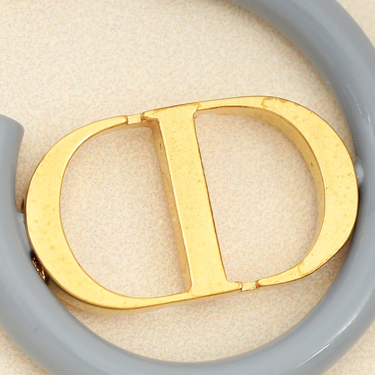 Christian Dior Gold 30 Montaigne Hoop Earrings-Christian Dior-THE CLOSET