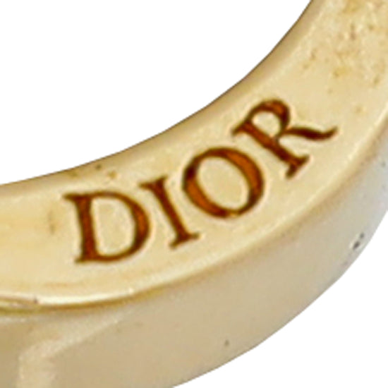 Load image into Gallery viewer, Christian Dior White Petit CD Earrings
