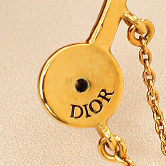 Christian Dior Gold Finish Single Pearl Perles De Desir Ear Cuff-Christian Dior-THE CLOSET