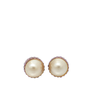 كريستيان ديور ذو لونين Mise En Dior Pearl مع أقراط كريستال 