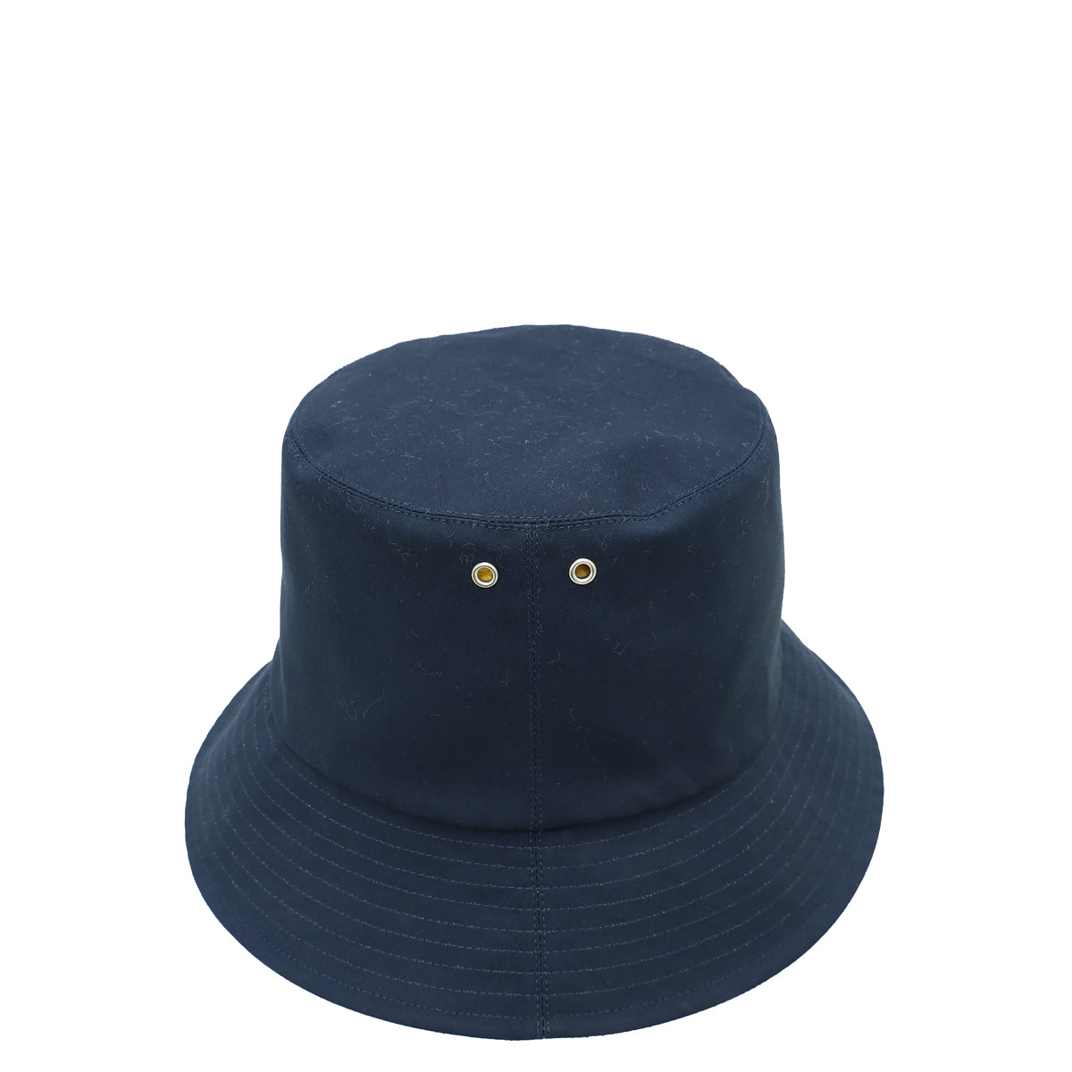 Christian Dior Navy Blue Oblique Teddy- D Reversible Short Brim Bucket Hat
