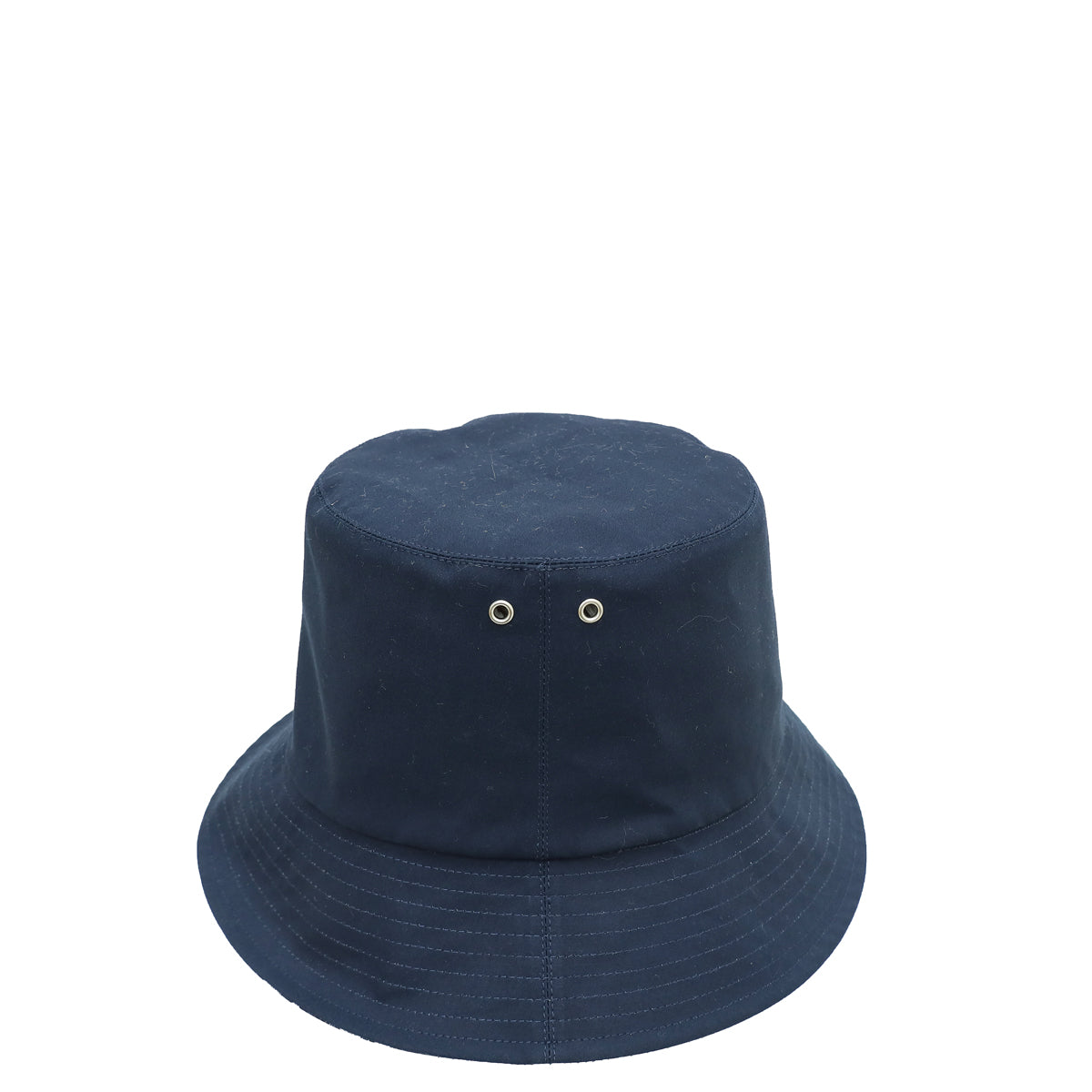 Christian Dior Navy Blue Oblique Teddy- D Reversible Short Brim Bucket Hat-Christian Dior-THE CLOSET