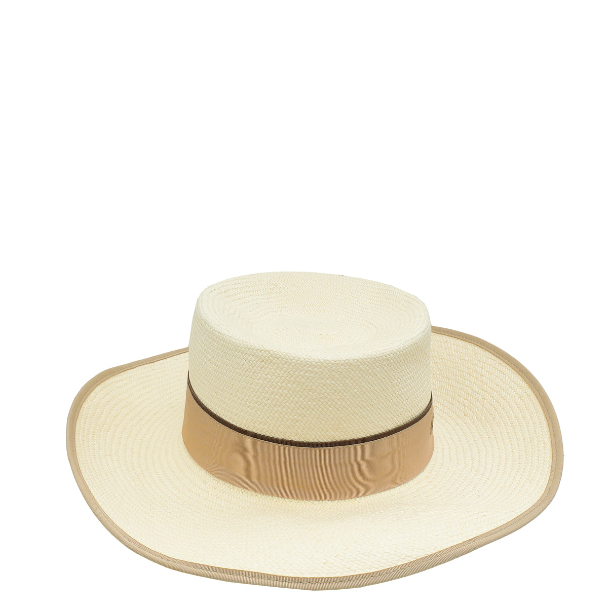 Christian Dior Cream Straw Diorodeo Bucket Hat