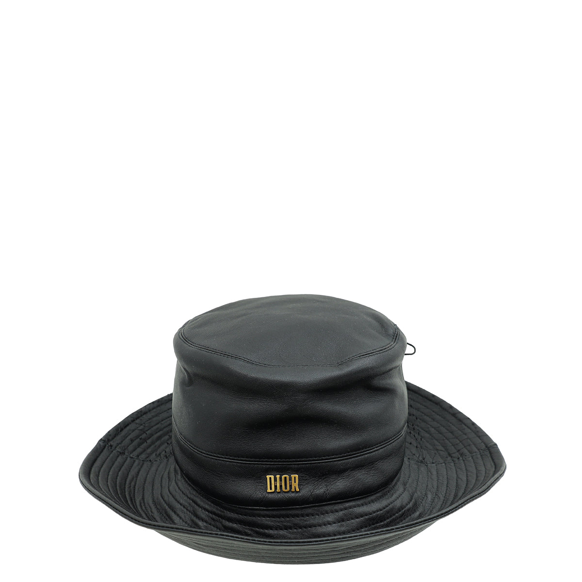 Christian Dior Black Teddy-D Bob Bucket Hat W/ Veil-Christian Dior-THE CLOSET