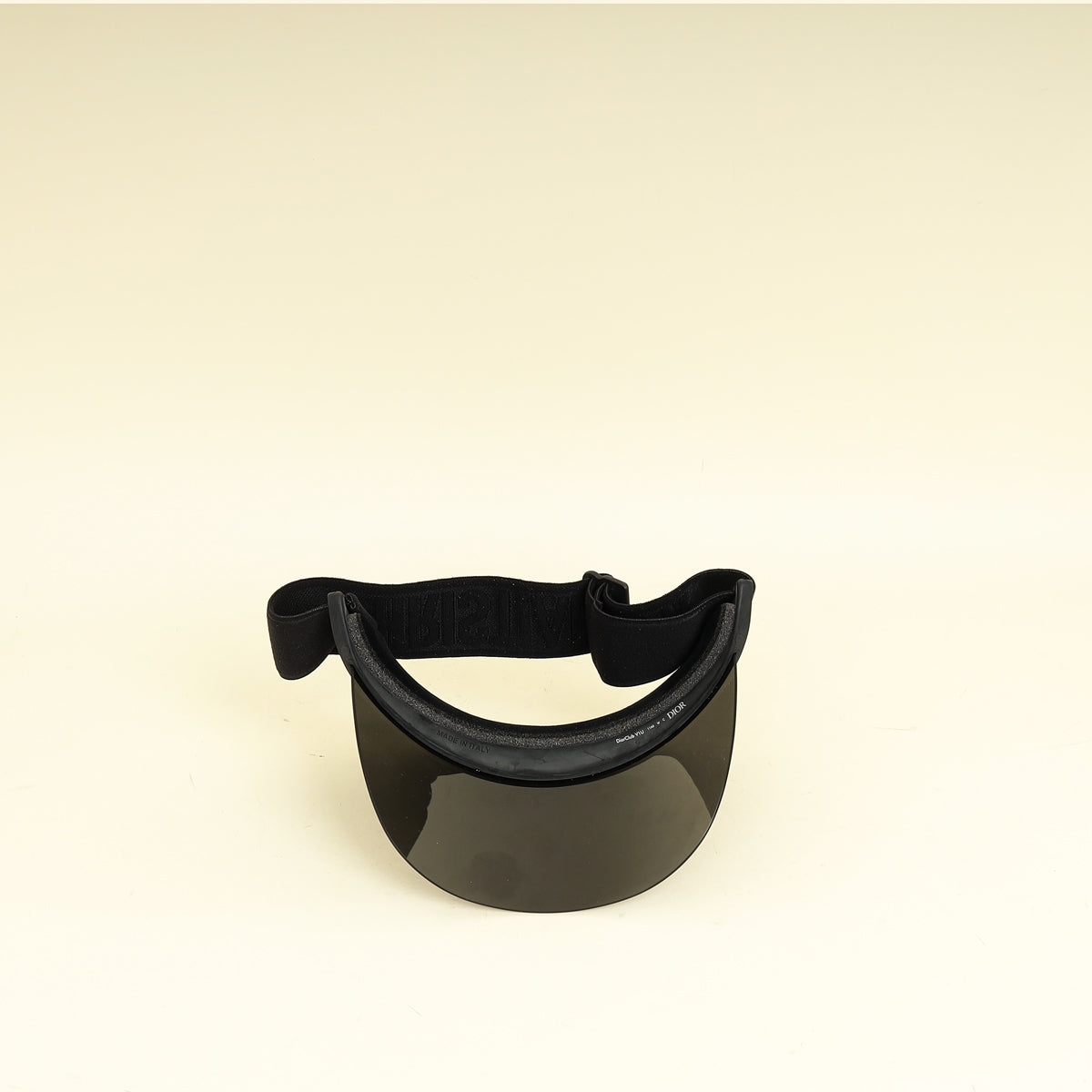 Christian Dior Black DiorClub V1U Visor