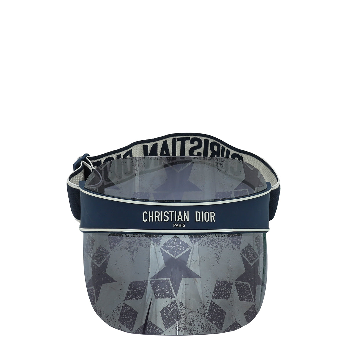 Christian Dior Navy DiorClub V1U Star Visor-Christian Dior-THE CLOSET