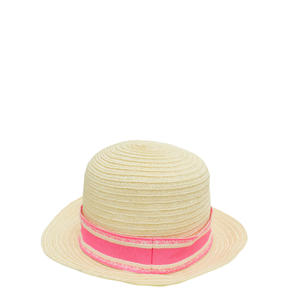 Christian Dior Bicolor Straw Bucket Hat